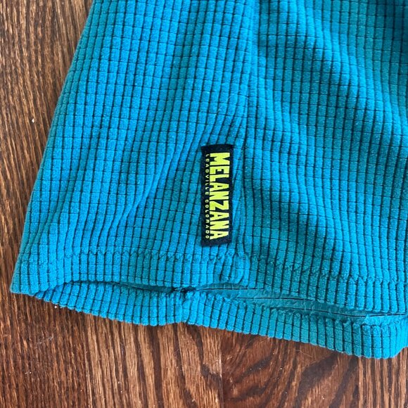 Melanzana Women's Micro Grid Fleece Hoodie Dress Small - Picture 2 of 3